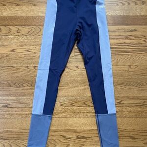 Gymshark Illusion Leggings - Evening Navy Blue/Steel Blue/Night Shadow Blue